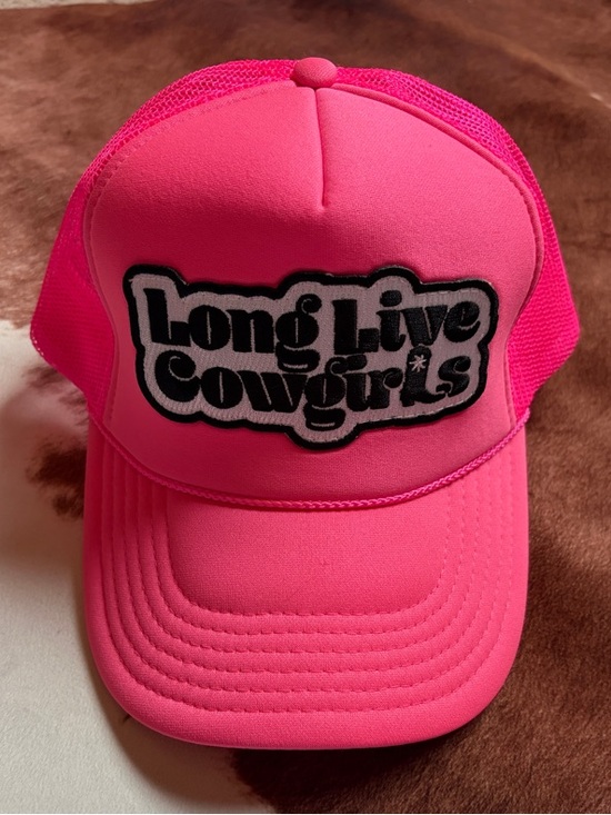 Accessories - Long Live Cowgirls Pink Trucker Hat